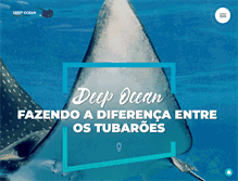 Tablet Screenshot of deepocean.com.br